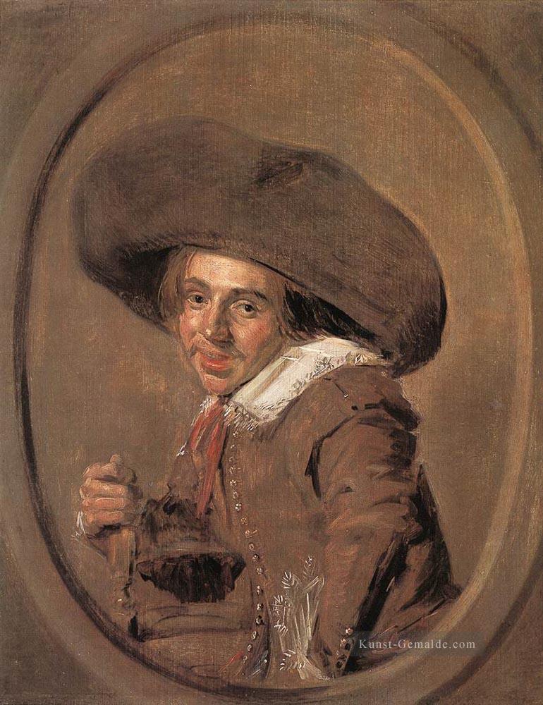 Ein junger Mann in einem großen Hut Porträt Niederlande Goldene Zeitalter Frans Hals Ölgemälde